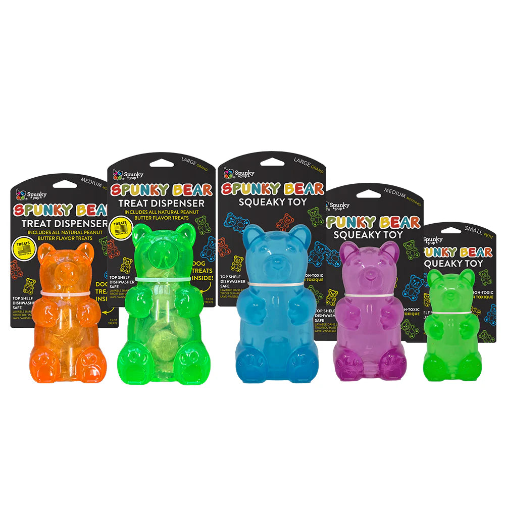 Spunky Pup Gummy Bear Dog Toys