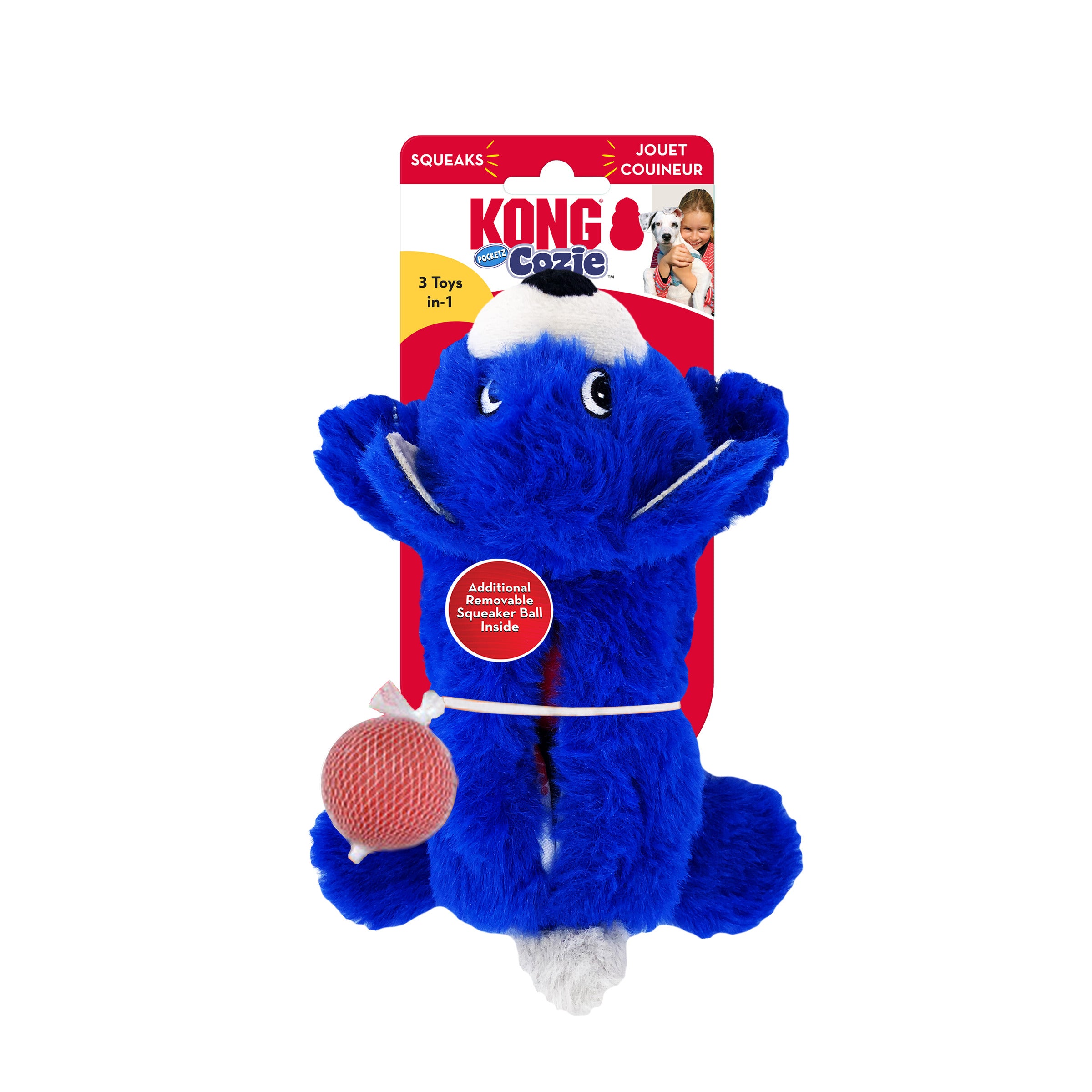 Kong Cozie Ali Alligator Dog Toy - Medium