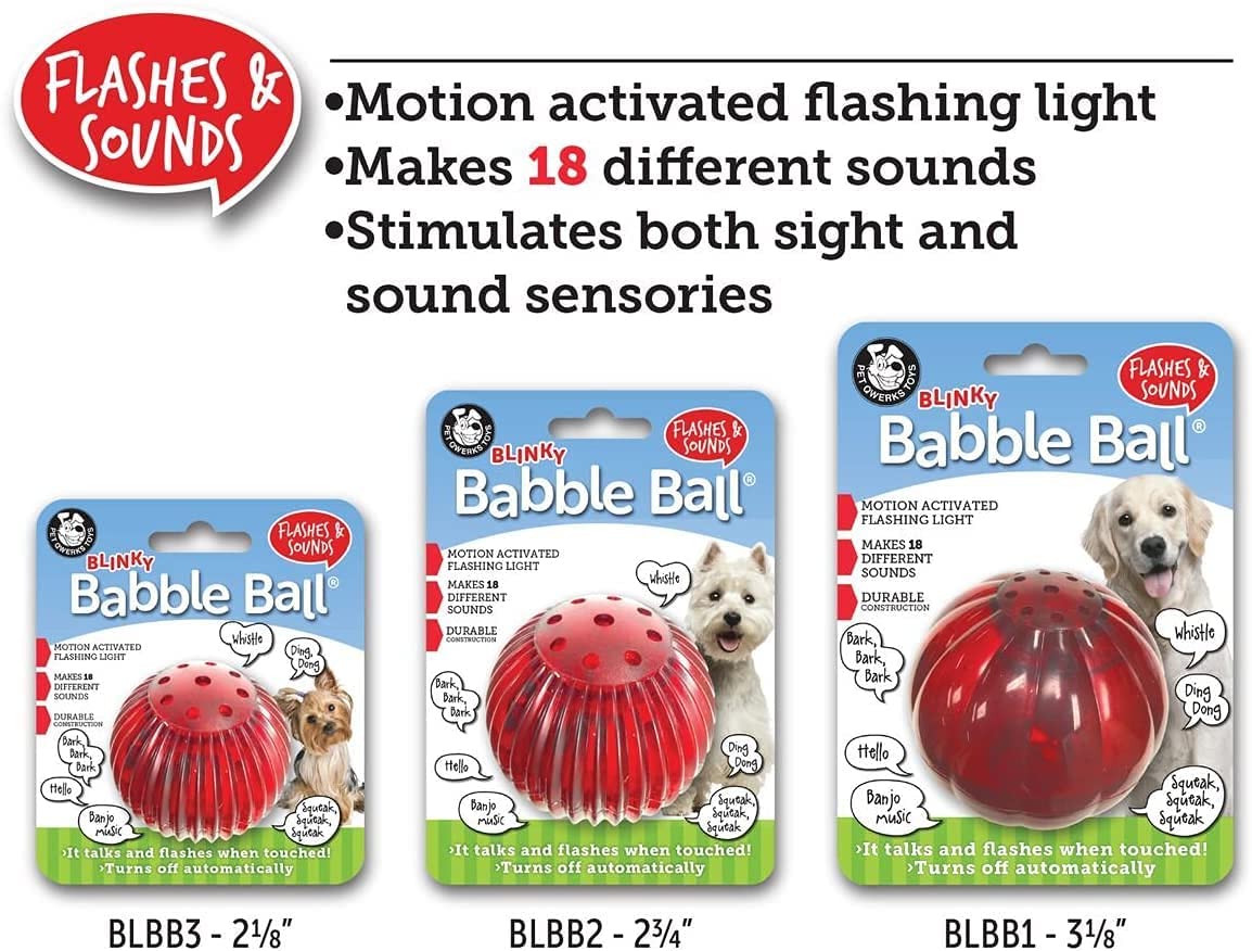 Pet qwerks outlet talking babble ball