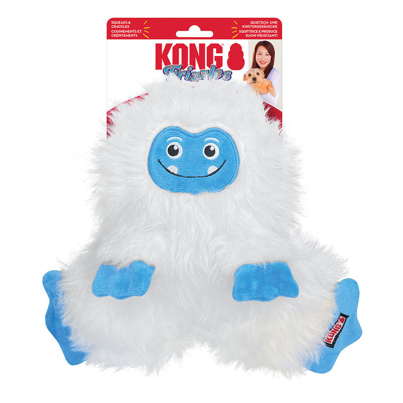 Kong Holiday Frizzles Yeti Dog Toy