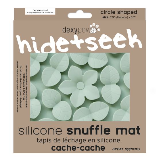 Sage Green Circle Enrichment Snuffle Mat