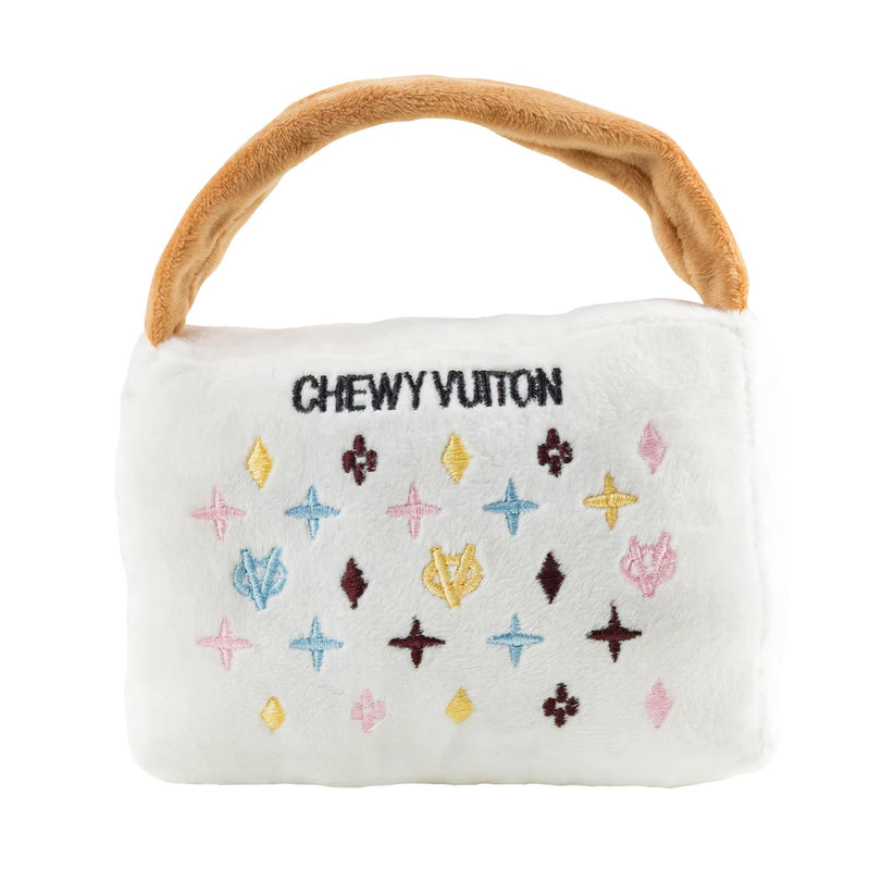 Haute Diggity Dog White Chewy Vuiton Handbag