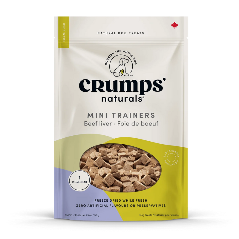 Crumps' Naturals Mini Trainers Beef Liver Bites