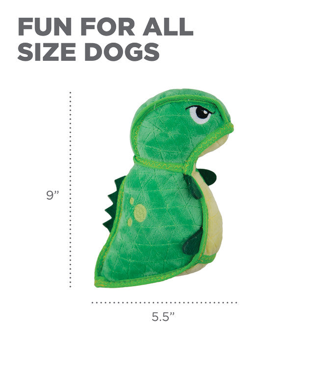 Outward Hound Seamz Dino Plush Dog Toy