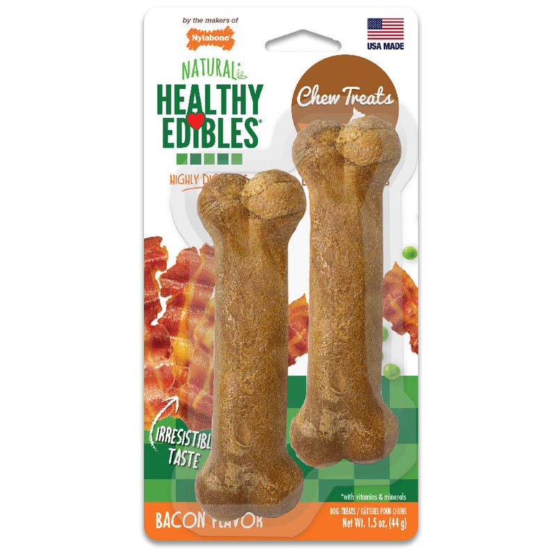 Healthy Edibles All-Natural Long Lasting Bacon Chew Treats